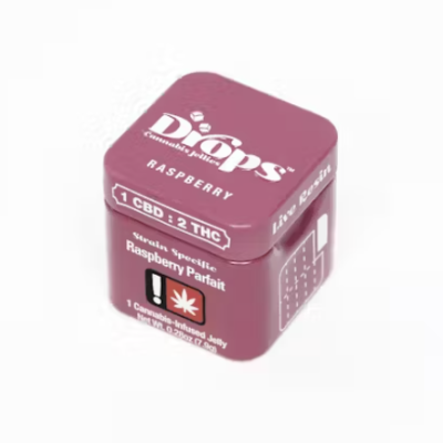 Drops – Raspberry 2-Piece (1:2 CBD:THC)