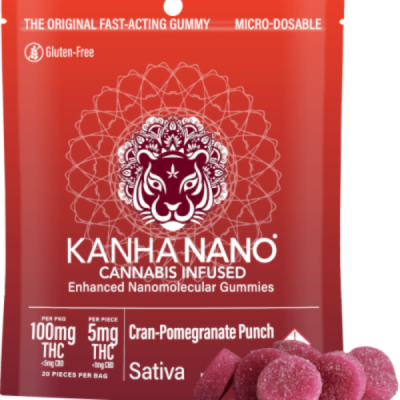 100mg Gummies Nano Sativa Cran-Pomegranate Punch